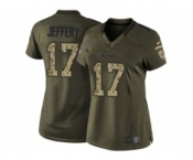 nike women nfl jerseys chicago bears #17 jeffery army green[nike Limited Salute To Service]
