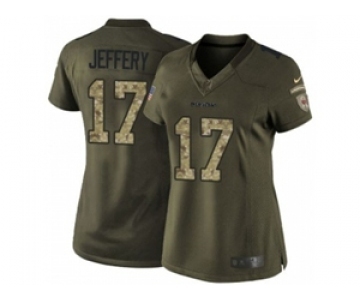 nike women nfl jerseys chicago bears #17 jeffery army green[nike Limited Salute To Service]