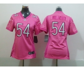 nike women nfl jerseys chicago bears #54 urlacher pink[2012 nike love]