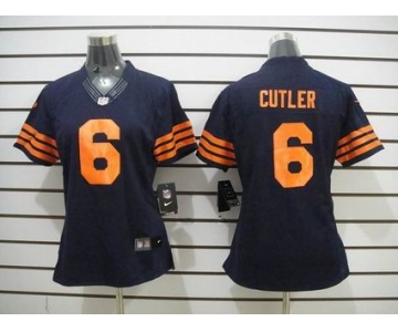 nike women nfl jerseys chicago bears #6 cutler blue[nike limited orange number]