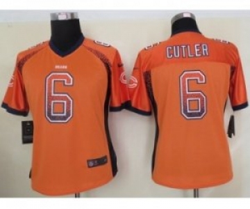 nike women nfl jerseys chicago bears #6 jay cutler orange[Elite drift fashion]
