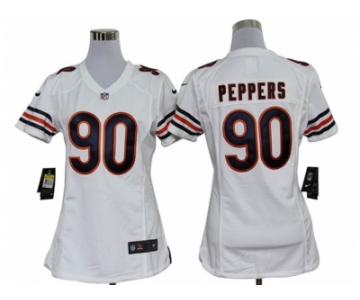 nike women nfl jerseys chicago bears #90 peppers white[nike]