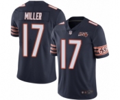 Youth Chicago Bears #17 Anthony Miller Navy Blue Team Color 100th Season Limited Football Jersey
