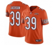 Youth Chicago Bears #39 Eddie Jackson Orange Alternate 100th Season Limited Football Jersey