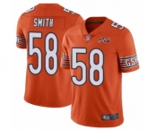Youth Chicago Bears #58 Roquan Smith Orange Alternate 100th Season Limited Football Jersey