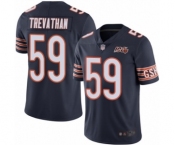 Youth Chicago Bears #59 Danny Trevathan Navy Blue Team Color 100th Season Limited Football Jersey