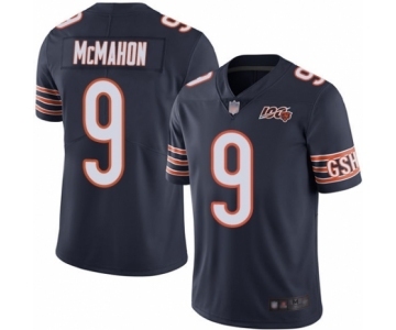 Youth Chicago Bears #9 Jim McMahon Navy Blue Team Color 100th Season Limited Football Jersey