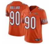 Youth Chicago Bears #90 Jonathan Bullard Orange Alternate 100th Season Limited Football Jersey