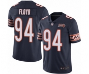 Youth Chicago Bears #94 Leonard Floyd Navy Blue Team Color 100th Season Limited Football Jersey