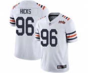 Youth Chicago Bears #96 Akiem Hicks White 100th Season Limited Football Jersey