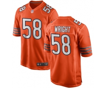 Youth Chicago Bears Darnell Wright Nike Orange 2023 NFL Draft First Round Pick Jersey