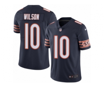 Youth Nike Chicago Bears #10 Marquess Wilson Limited Navy Blue Rush NFL Jersey