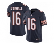 Youth Nike Chicago Bears #16 Pat O'Donnell Limited Navy Blue Rush NFL Jersey