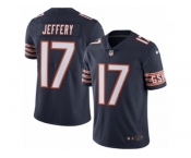Youth Nike Chicago Bears #17 Alshon Jeffery Limited Navy Blue Rush NFL Jersey
