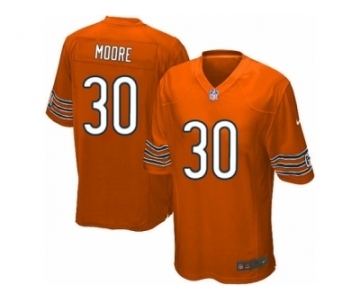 Youth Nike Chicago Bears #30 D.J. Moore Orange Alternate NFL Jersey