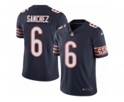 Youth Nike Chicago Bears #6 Mark Sanchez Limited Navy Blue Rush NFL Jersey