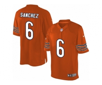 Youth Nike Chicago Bears #6 Mark Sanchez Limited Orange Alternate NFL Jersey