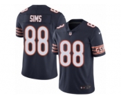 Youth Nike Chicago Bears #88 Dion Sims Limited Navy Blue Rush NFL Jersey