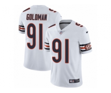 Youth Nike Chicago Bears #91 Eddie Goldman Vapor Untouchable Limited White NFL Jersey