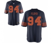 Youth Nike Chicago Bears #94 Leonard Floyd Navy Blue Throwback Alternate NFL Jersey