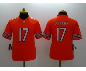 nike youth nfl jerseys chicago bears #17 jeffery orange[nike limited]