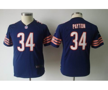 nike youth nfl jerseys chicago bears #34 payton blue[nike]