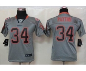nike youth nfl jerseys chicago bears #34 payton grey[nike lights out]