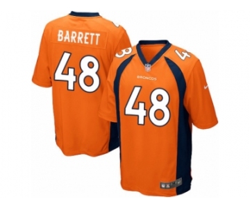 Men Nike Denver Broncos #48 Shaquil Barrett Game Orange Team Color NFL Jersey