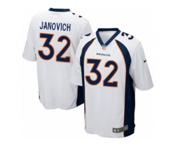 Men's Nike Denver Broncos #32 Andy Janovich Game White NFL Jersey