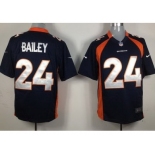 nike nfl jerseys denver broncos #24 bailey blue[game]