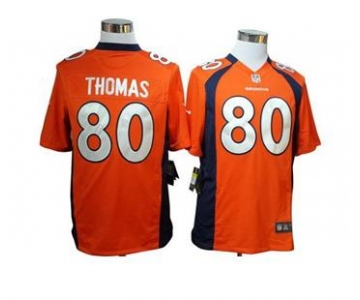 nike nfl jerseys denver broncos #80 thomas orange[game]
