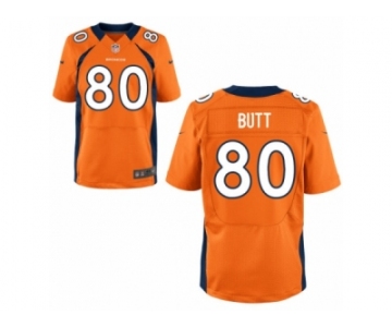 Men's Denver Broncos #80 Jake Butt Nike Orange 2017 Draft Pick Elite Jersey