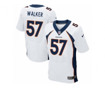 Men's Nike Denver Broncos #57 Demarcus Walker Elite White NFL Jersey
