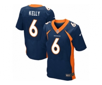 Men's Nike Denver Broncos #6 Chad Kelly Elite Navy Blue Alternate NFL Jersey