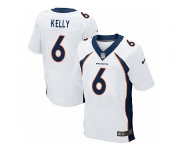 Men's Nike Denver Broncos #6 Chad Kelly Elite White NFL Jersey