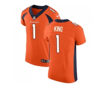 Nike Denver Broncos #1 Marquette King Orange Team Color Men Stitched NFL Vapor Untouchable Elite Jersey