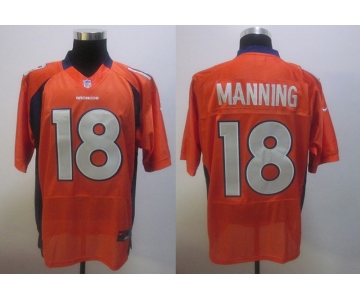 Nike nfl jerseys denver broncos #18 manning orange[elite]