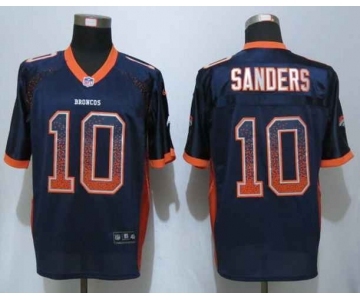 nike nfl jerseys denver broncos #10 sanders blue[Elite drift fashion][sanders]