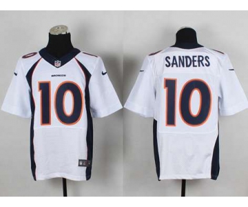 nike nfl jerseys denver broncos #10 sanders white[new Elite][sanders]
