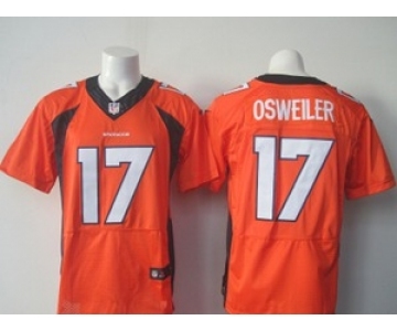 nike nfl jerseys denver broncos #17 osweiler orange[Elite]