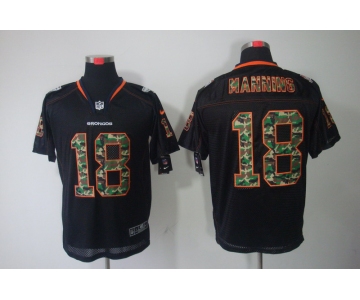 nike nfl jerseys denver broncos #18 manning black[camo fashion Elite]