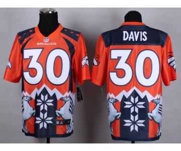 nike nfl jerseys denver broncos #30 davis[Elite Style Noble Fashion]