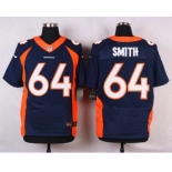nike nfl jerseys denver broncos #64 smith blue[new Elite]