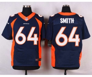 nike nfl jerseys denver broncos #64 smith blue[new Elite]