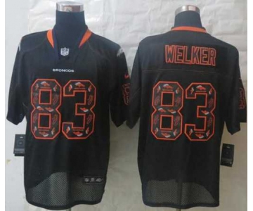 nike nfl jerseys denver broncos #83 welker black[Elite united sideline]