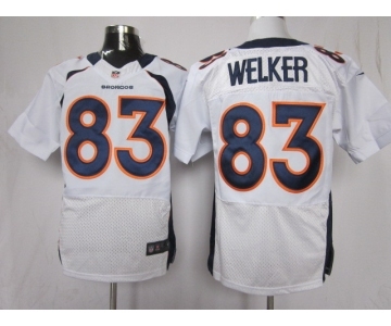 nike nfl jerseys denver broncos #83 welker white[Elite]