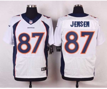 nike nfl jerseys denver broncos #87 jensen white[new Elite][jensen]