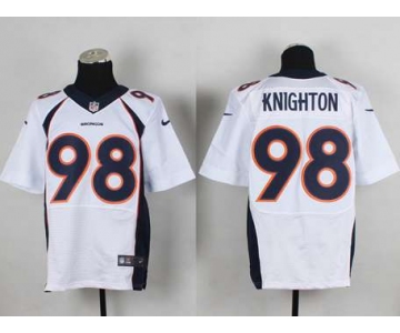 nike nfl jerseys denver broncos #98 knighton white[new Elite][knighton]