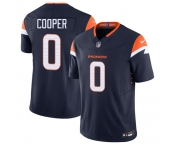 Men's Denver Broncos #0 Jonathon Cooper Navy F.U.S.E. Vapor Limited Football Stitched Jersey