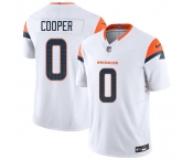 Men's Denver Broncos #0 Jonathon Cooper White 2025 F.U.S.E. Vapor Limited Football Stitched Jersey
